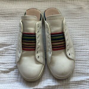 Tommy Hilfiger Open Back Eyelet Details City Sneakers - white/rainbow